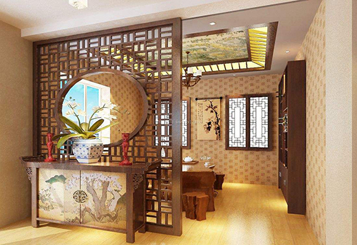 中式餐廳裝修設計常用的“中國元素”配飾手法