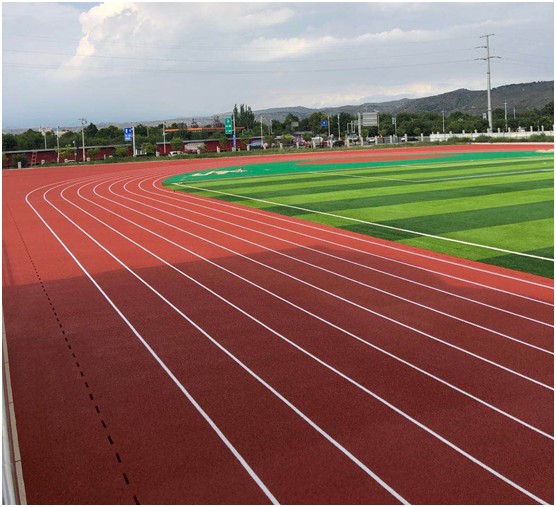 遠洋環(huán)保塑膠跑道 又建一個校園混合型跑道標桿工程